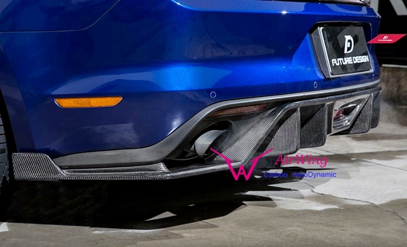 Mustang - HP style Carbon Rear Diffuser 04
